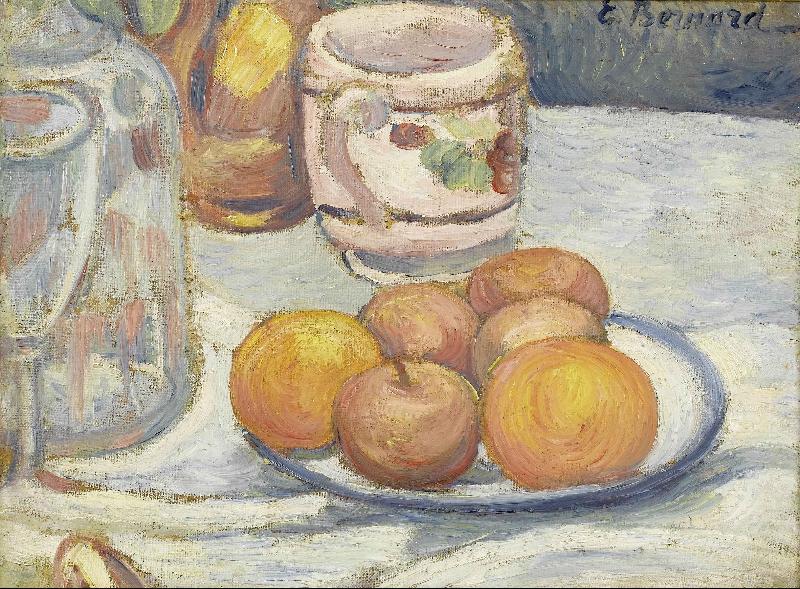 Emile Bernard Still life of apples